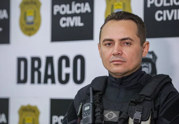 Delegado Charles Pessoa, diretor do DRACO