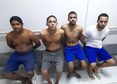 Detentos Givanilton, Lucas, James e Fábio recapturados pela Sejus