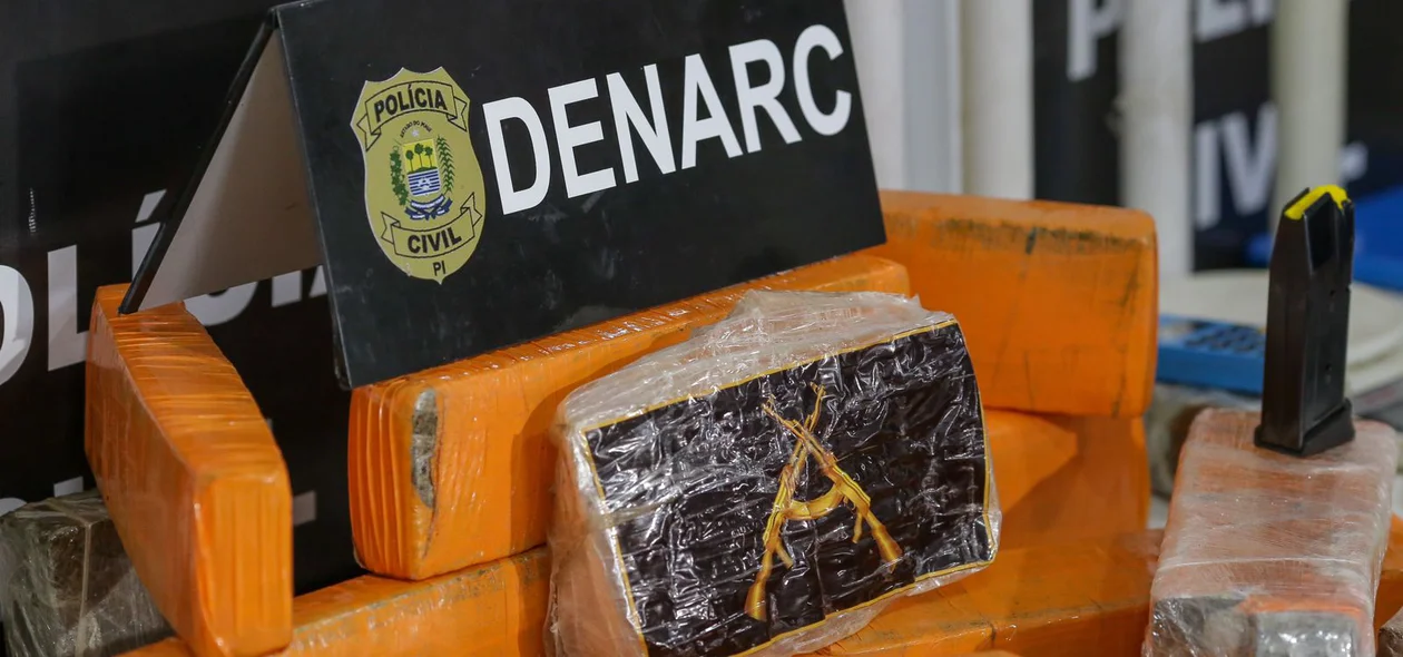Droga apreendida pela DENARC