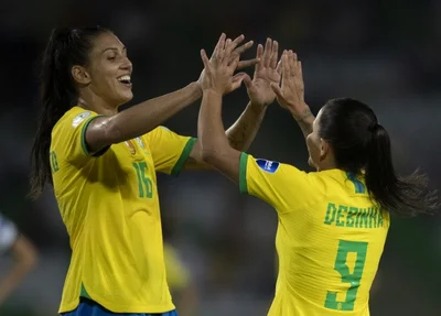 Dupla da seleção brasileira chegar a 100 gols na Copa do Mundo Feminina