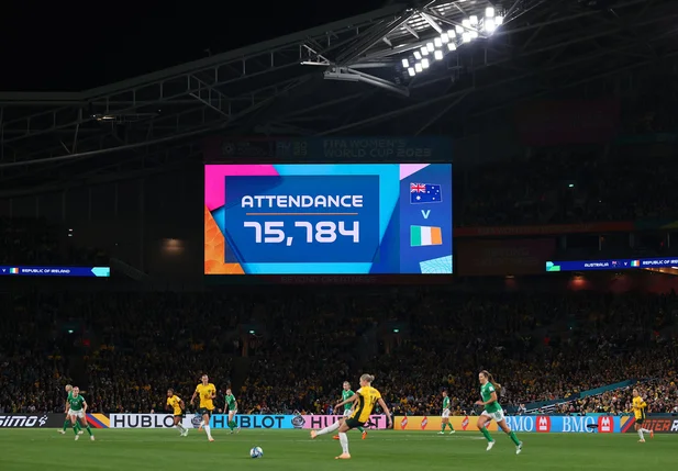 Estreia da Copa do Mundo Feminina bate recorde de público
