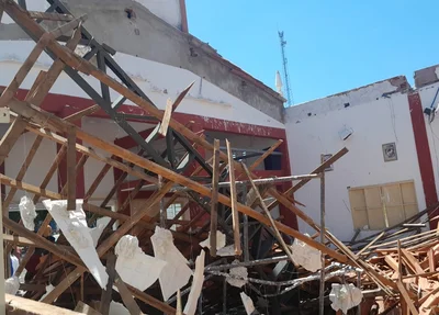 Estrutura da Igreja São Raimundo Nonato ficou comprometida após desabamento