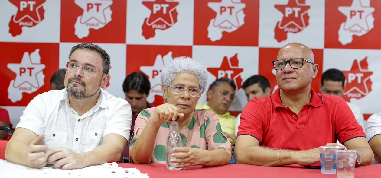 Fábio Novo, Regina Sousa e Franzé Silva em Seminário do PT