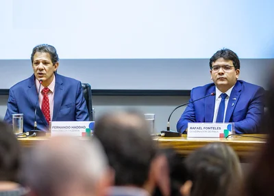 Fernando Haddad e Rafael Fonteles