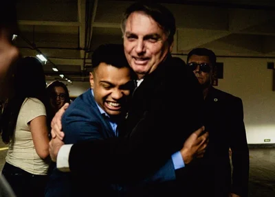 Fernando Holiday e Jair Bolsonaro