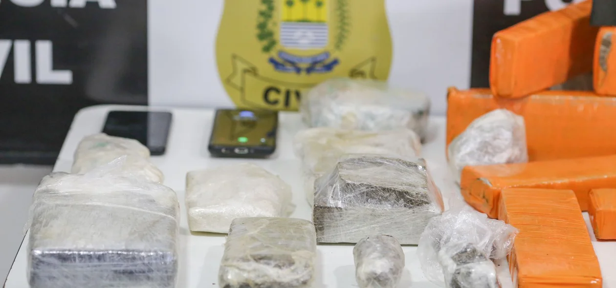 Foram apreendidos meio milhão de reais em drogas