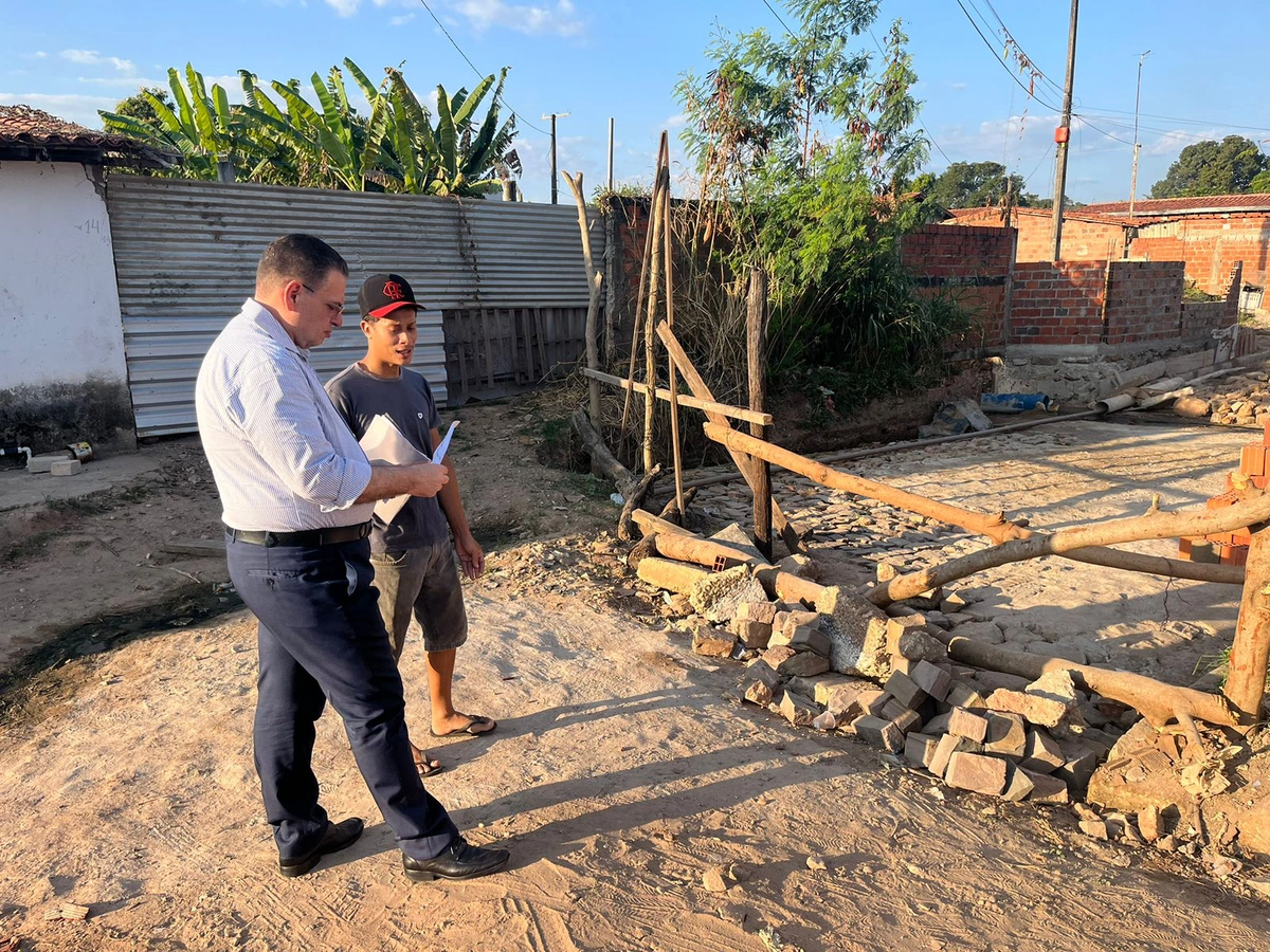 Gessivaldo e Ivonaldo Mora na Vila da Fraternidade