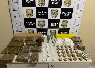 Ilícitos apreendidos durante a Operação Cerne V em Picos