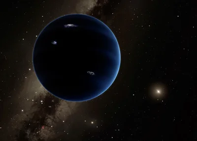 Imagem ilustrativa do hipotético Planeta 9