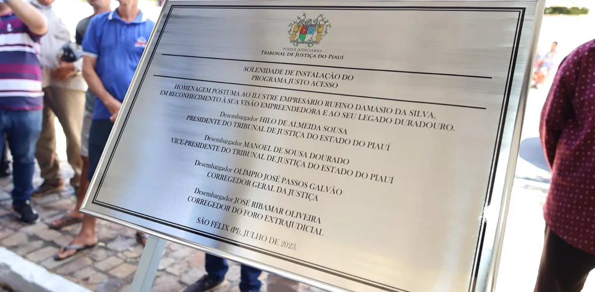 Inauguração do Programa Justo Acesso em São Félix do Piauí