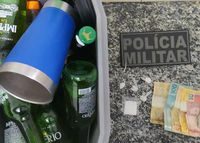 Itens apreendidos em posse dos acusados
