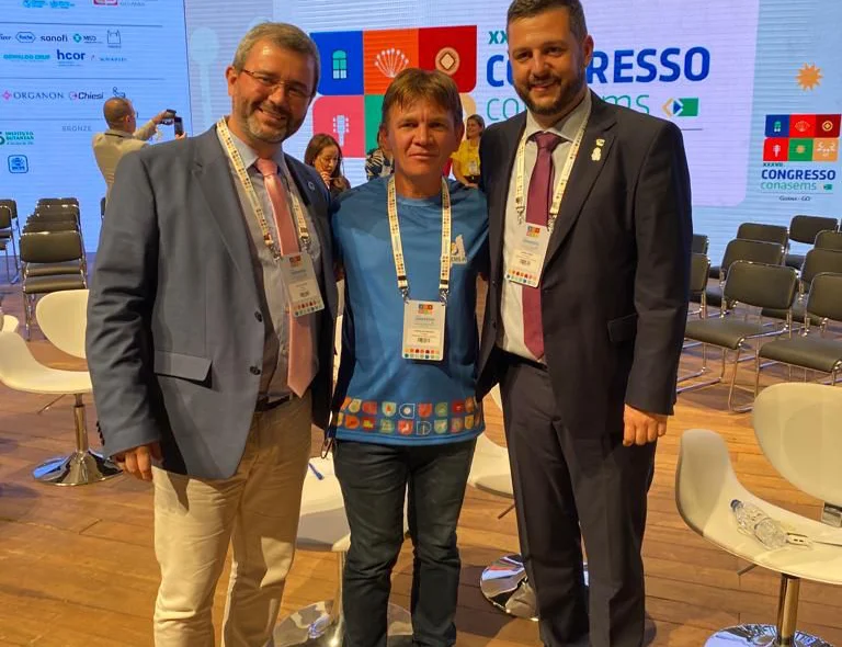 Josonilson Miranda, participou do congresso do Conselho Nacional de Secretarias Municipais de Saúde - CONASEMS