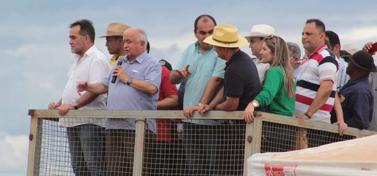 Júlio César, Georgiano Neto e o Prefeito Márcio Moura
