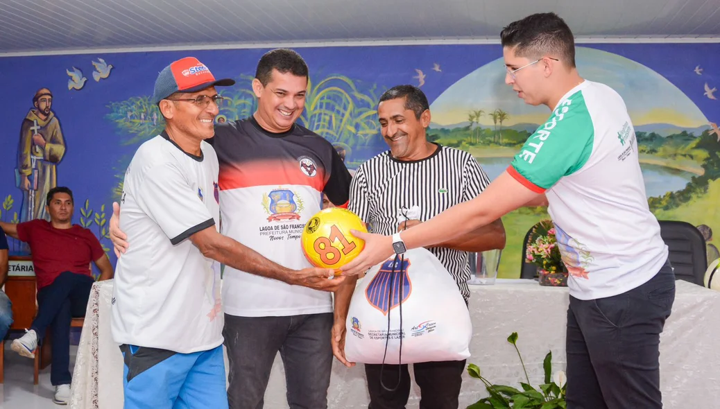 Lançamento do Campeonato Municipal de Futebol de Lagoa de São Francisco