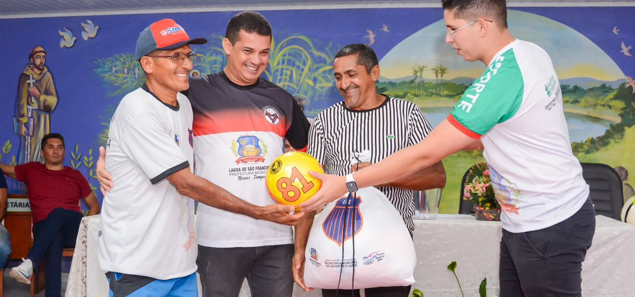 Lançamento do Campeonato Municipal de Futebol de Lagoa de São Francisco