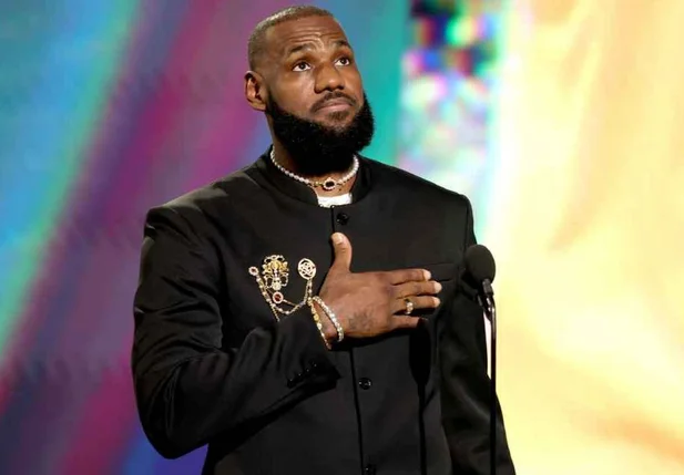 LeBron James durante premiação do ESPY