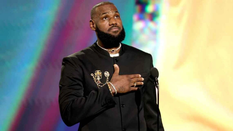 LeBron James durante premiação do ESPY