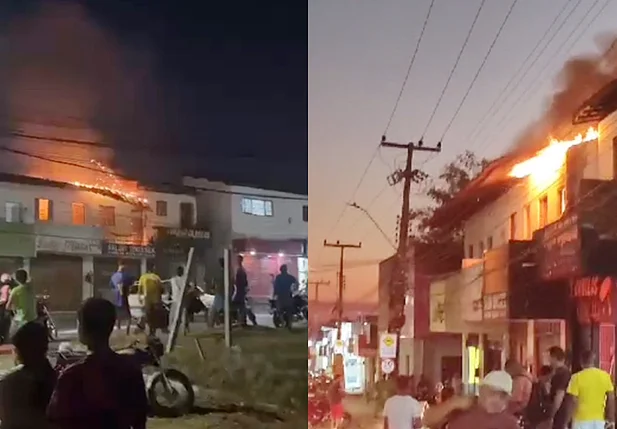 Local onde o incêndio atingiu e ficou destruído na Vila Irmã Dulce
