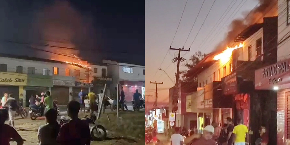 Local onde o incêndio atingiu e ficou destruído na Vila Irmã Dulce