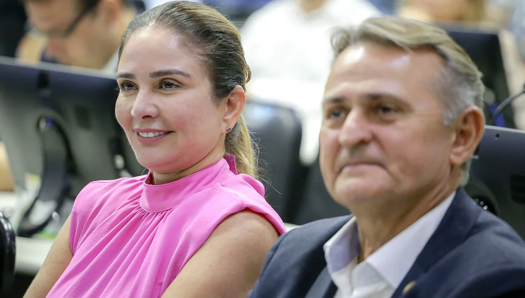 Lucy Soares e Luiz Lobão