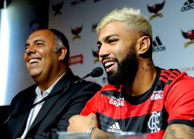 Marcos Braz e Gabriel Barbosa