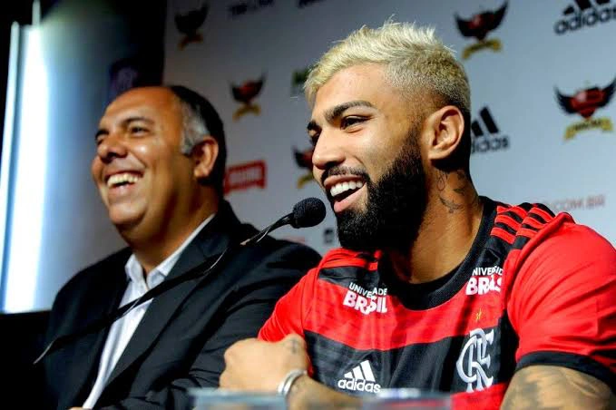 Marcos Braz e Gabriel Barbosa