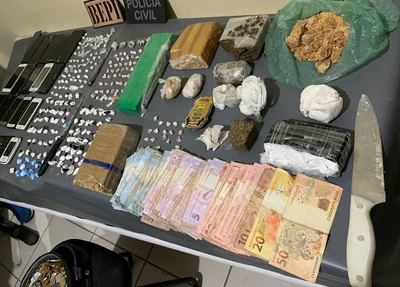 Material apreendido durante a Operação Cerne 4 em Picos
