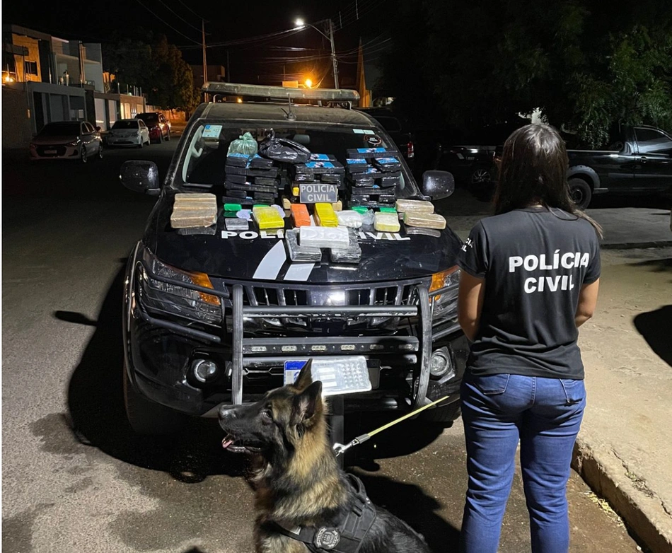 Material apreendido durante operação em Picos