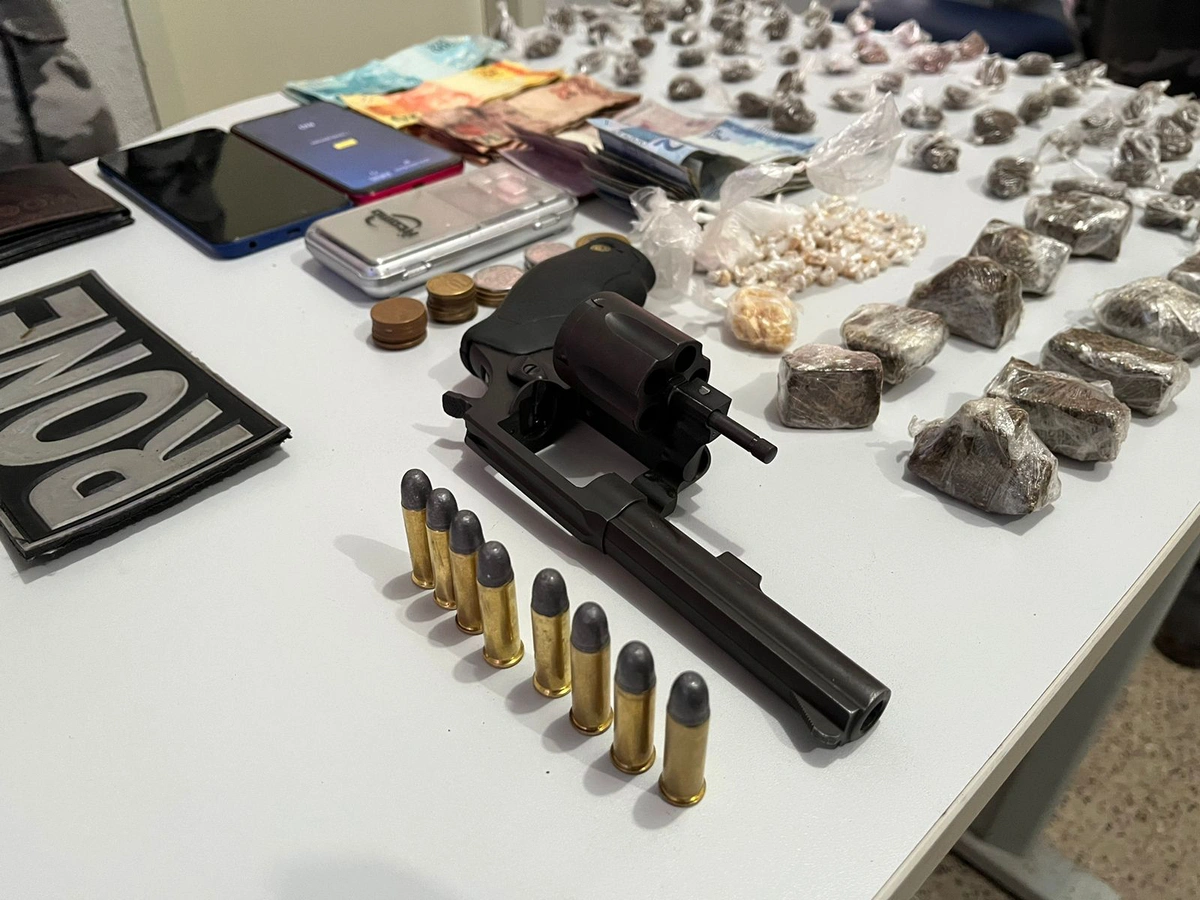 Material apreendido na Operação Dia Zero