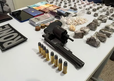 Material apreendido na Operação Dia Zero