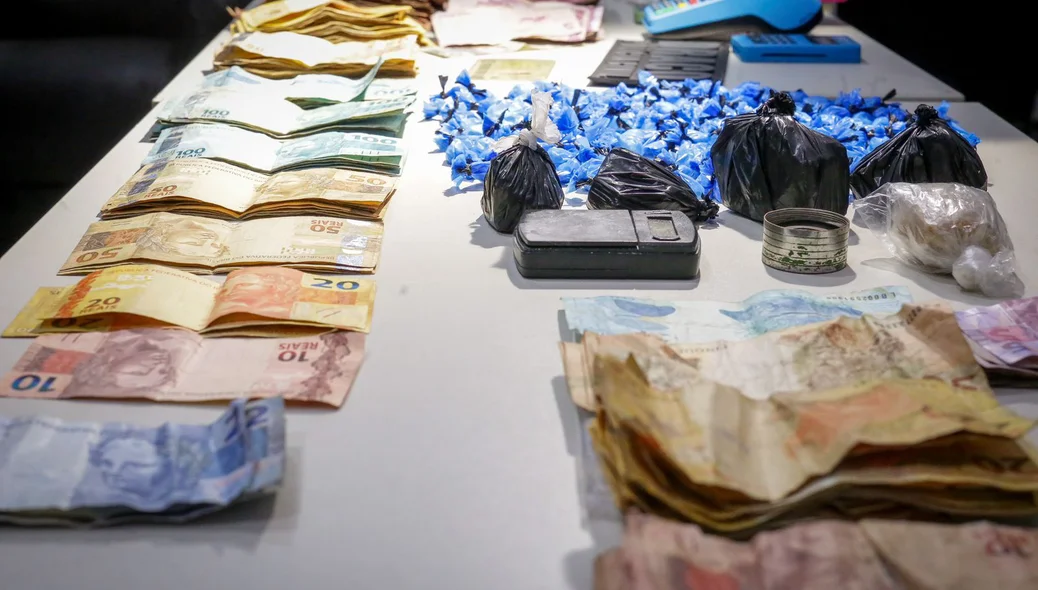 Material apreendido pelo DRACO na Operação Terra Santa
