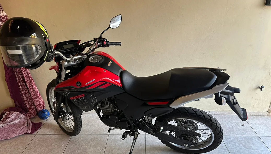 Motocicleta apreendida com os faccionados