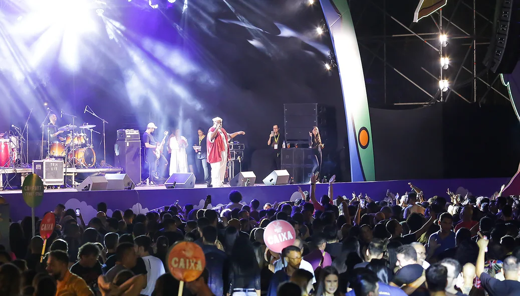 Noite de sábado no Piauí Pop em Teresina