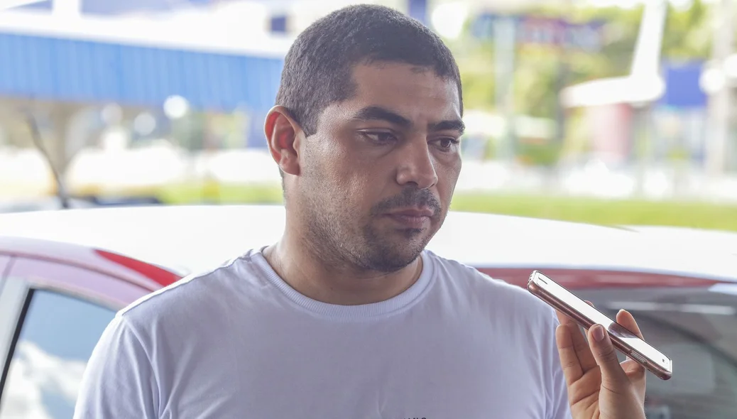 O filho da vítima, Alex Guimarães, em entrevista ao GP1
