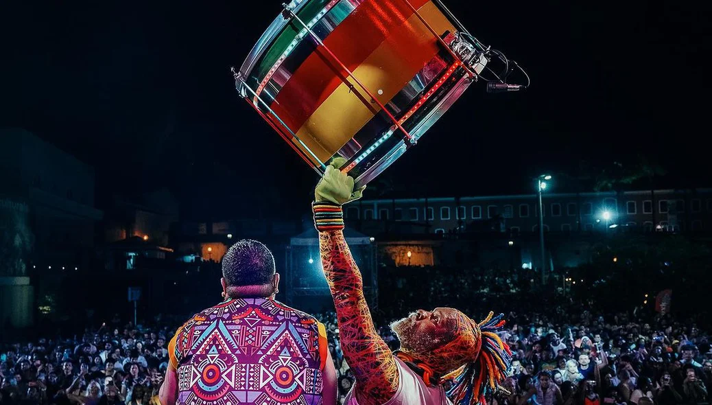 Olodum abrilhantou o festival