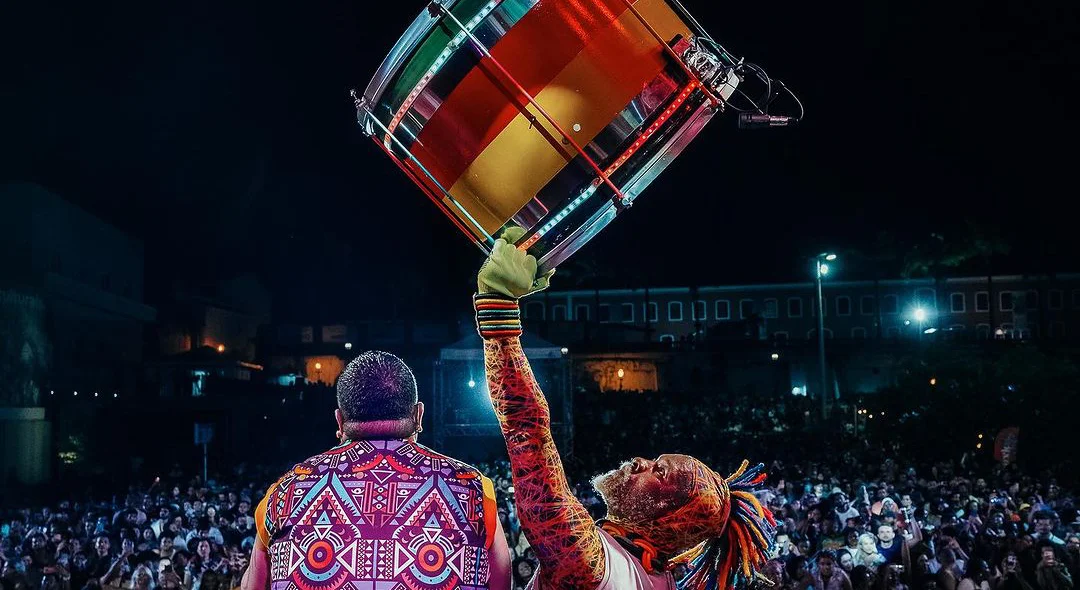 Olodum abrilhantou o festival