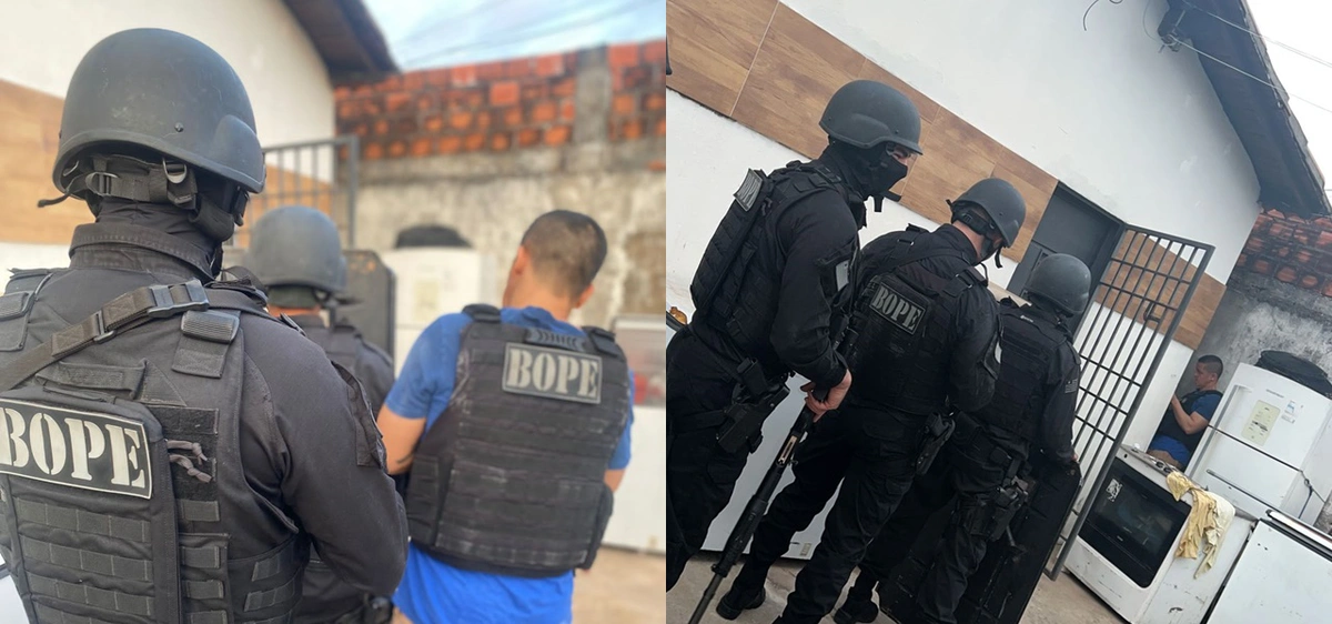 Os policiais do BOPE negociaram a liberdade do refém e o acusado se entregou