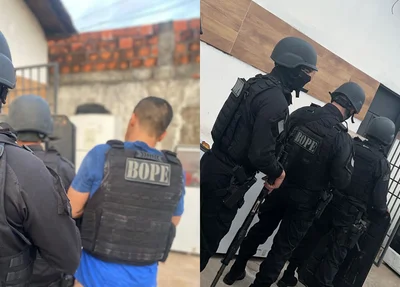 Os policiais do BOPE negociaram a liberdade do refém e o acusado se entregou