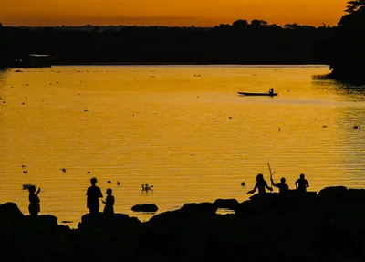 Pescador no Rio Poti
