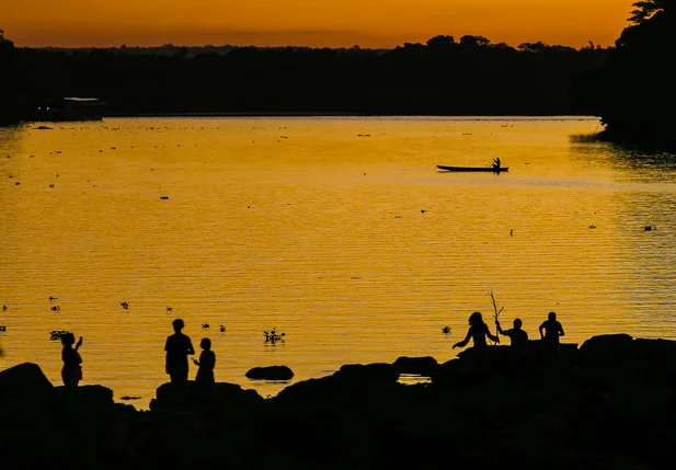 Pescador no Rio Poti