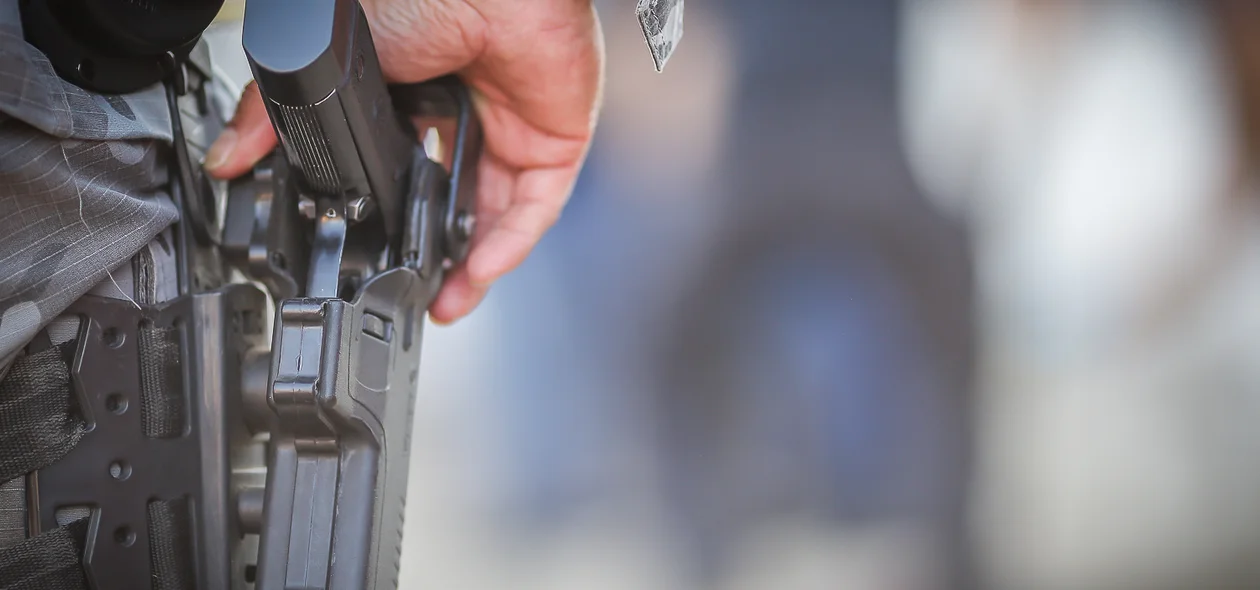 PM isolou a área do crime