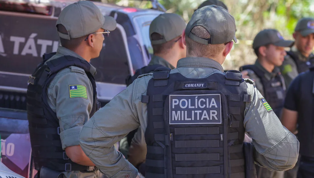 Policiais do 13º BPM