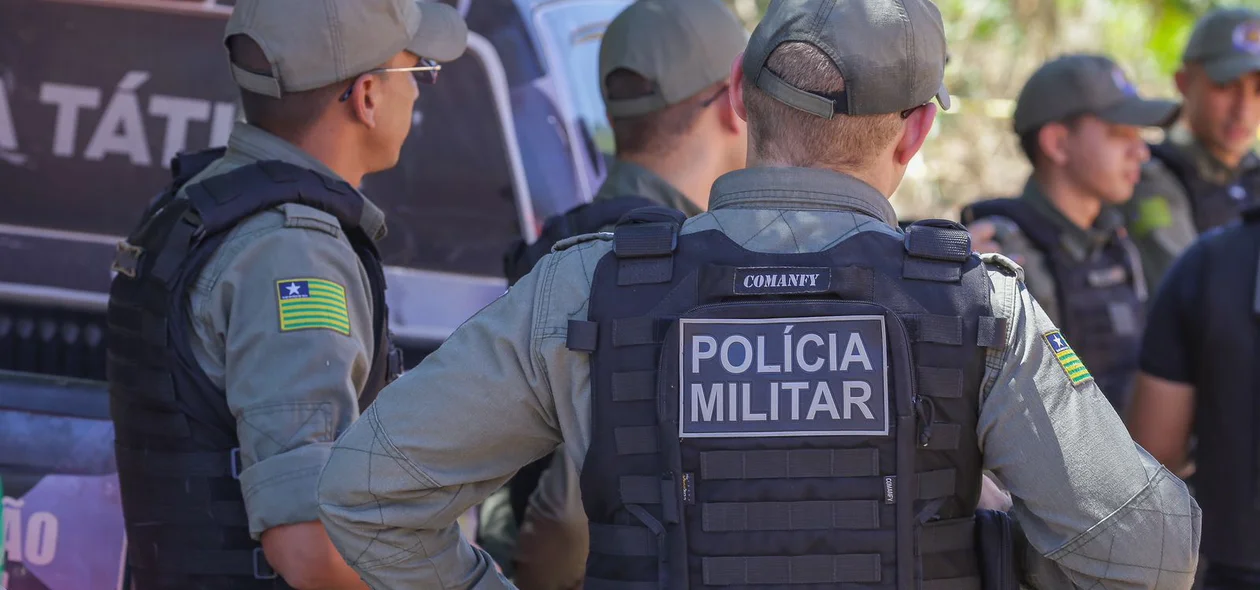 Policiais do 13º BPM