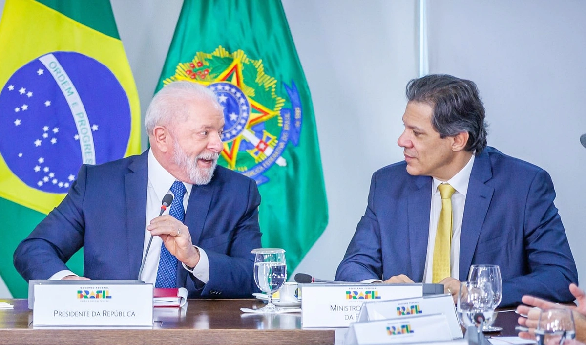 Presidente Lula e ministro Fernando Haddad