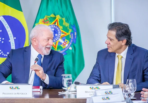 Presidente Lula e ministro Fernando Haddad