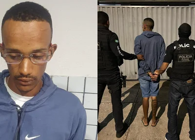 Prisão do acusado Harrison Felix Teixeira de Sousa