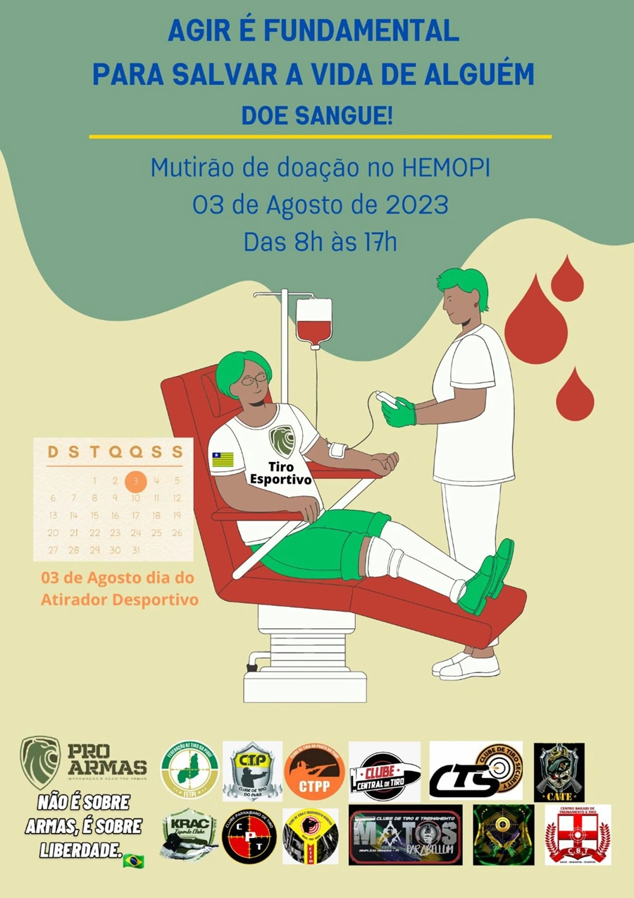 Pro Armas realiza campanha de doação de sangue em Teresina