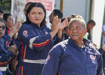 Profissionais do SAMU realizam segundo dia de protestos