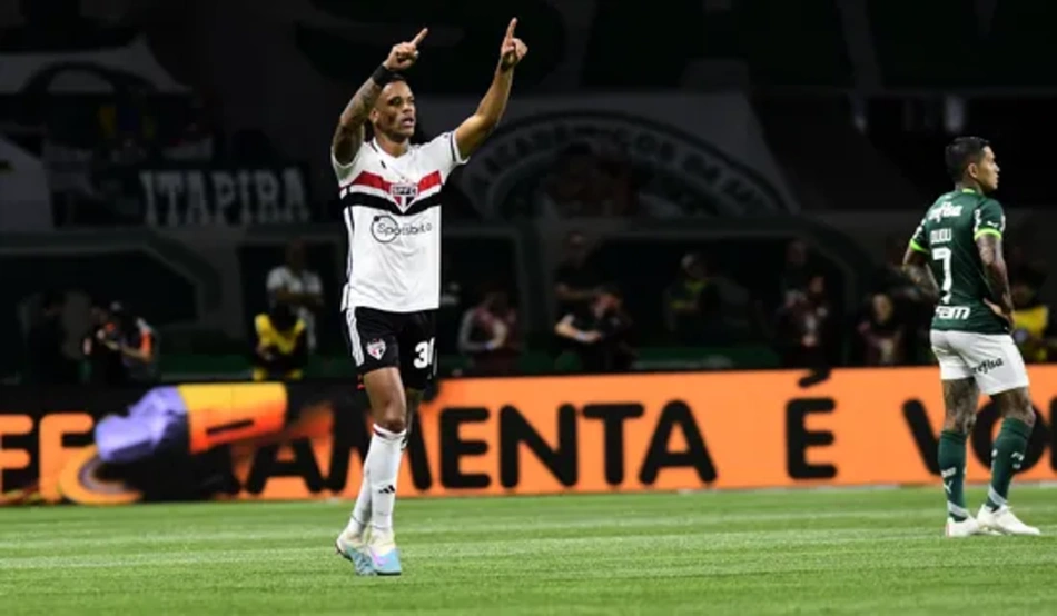 São Paulo venceu Palmeiras de virada