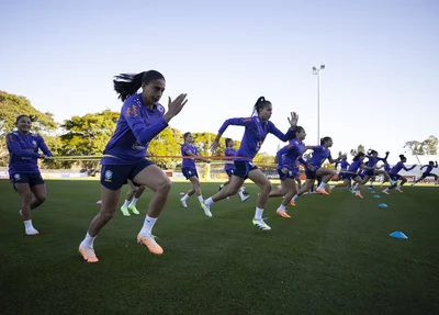 Seleção Brasileira realiza treino físico na Austrália
